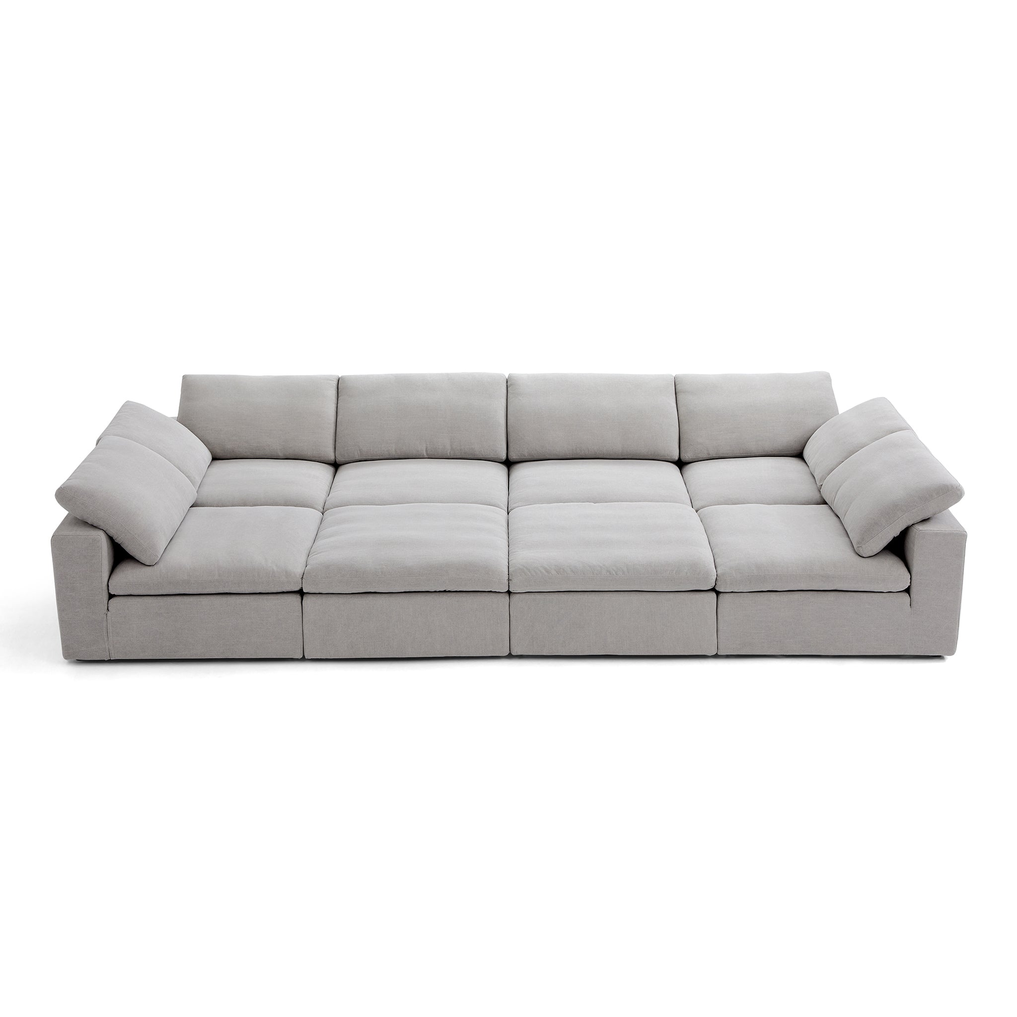 Canapé-lit gris tendre Wabi-Sabi