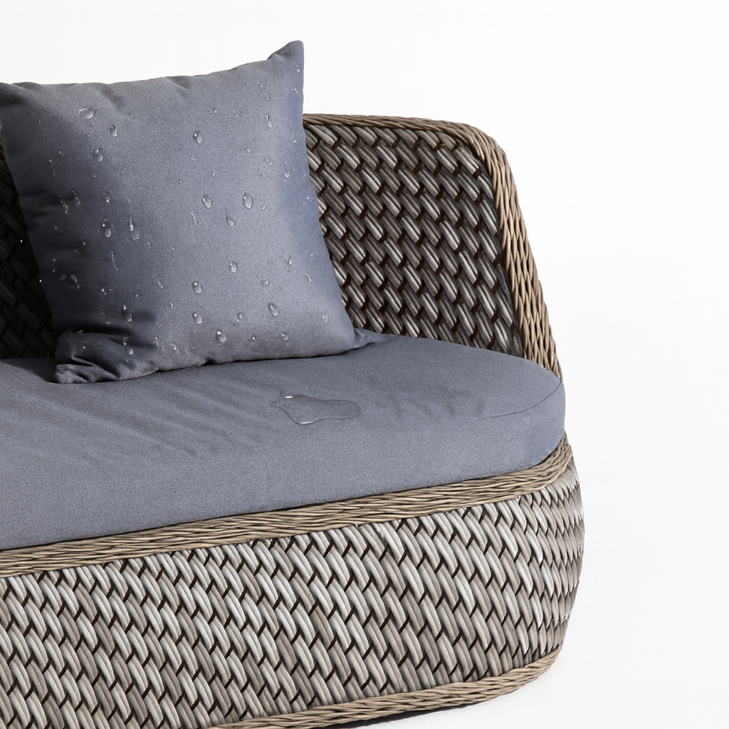 Ensemble de salon de jardin tissé Strafford avec coussins