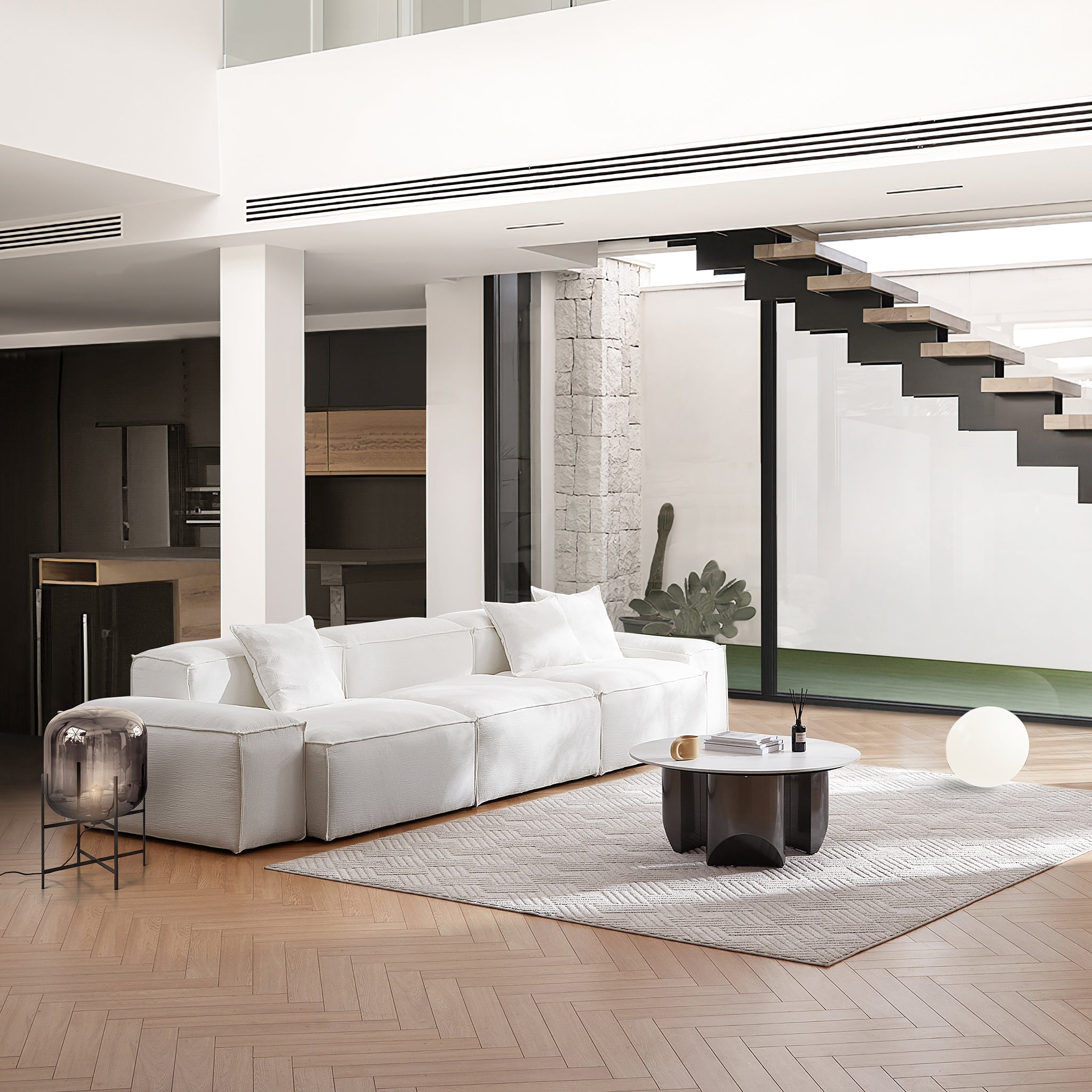 Canapé modulaire Freedom kaki