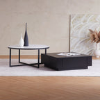 Ensemble de tables basses rondes et carrées Clarence