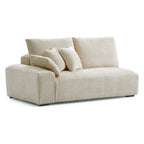 Le canapé d'angle sectionnel jaune Empress