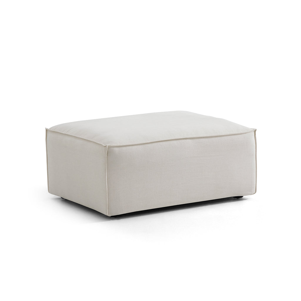 Canapé modulaire Freedom gris neuf avec pouf