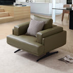 Ensemble de canapés Olivia en cuir véritable pleine fleur