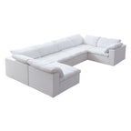 Canapé sectionnel en U Tender Wabi-Sabi avec une extrémité ouverte