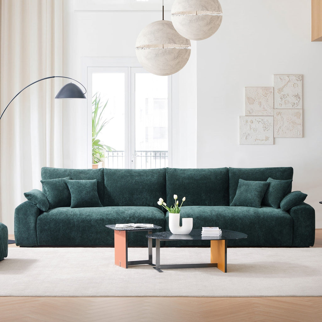 Le canapé vert Empress