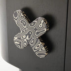 Buffet noir Cross &amp; Line