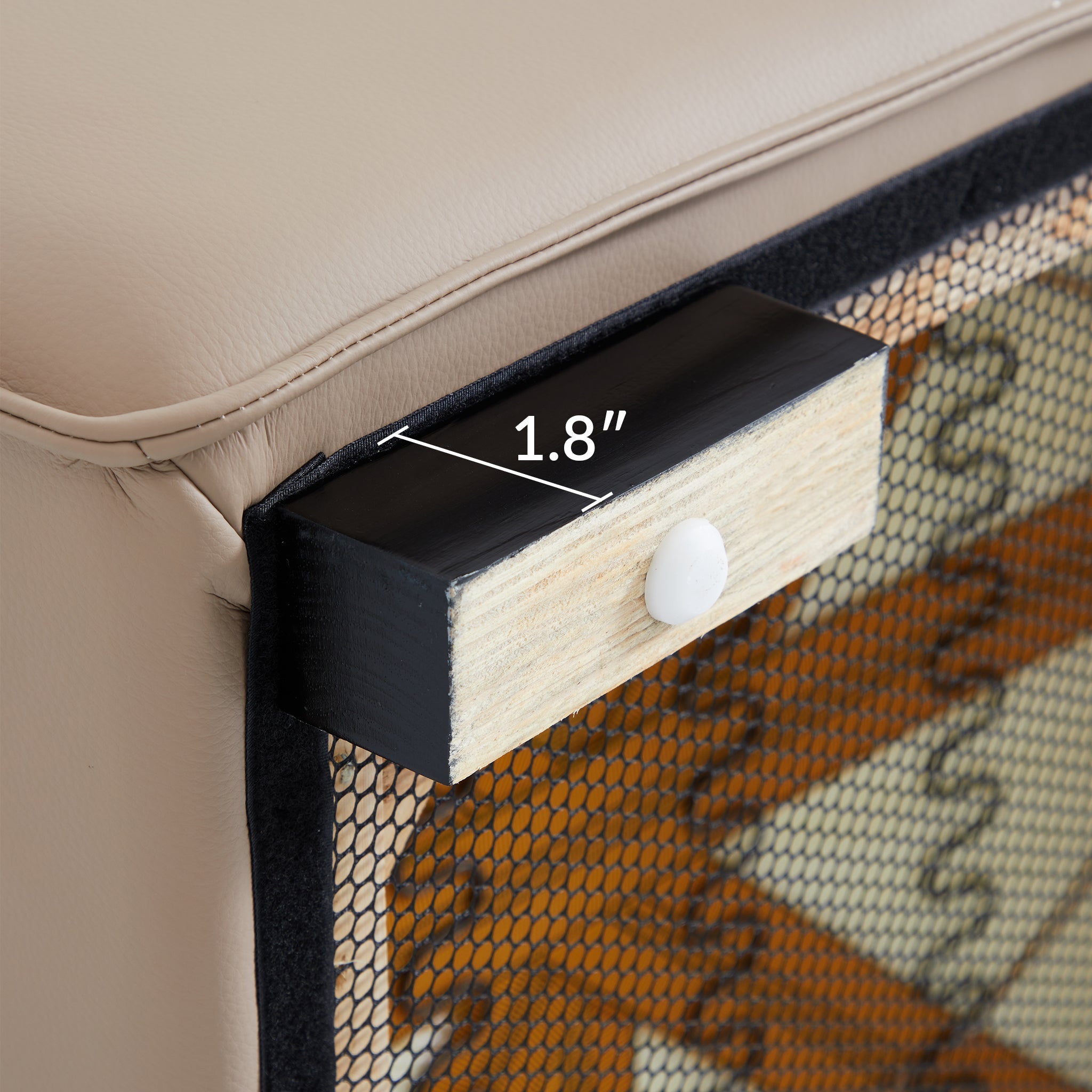 Ensemble de canapés modulaires en cuir marron Domus