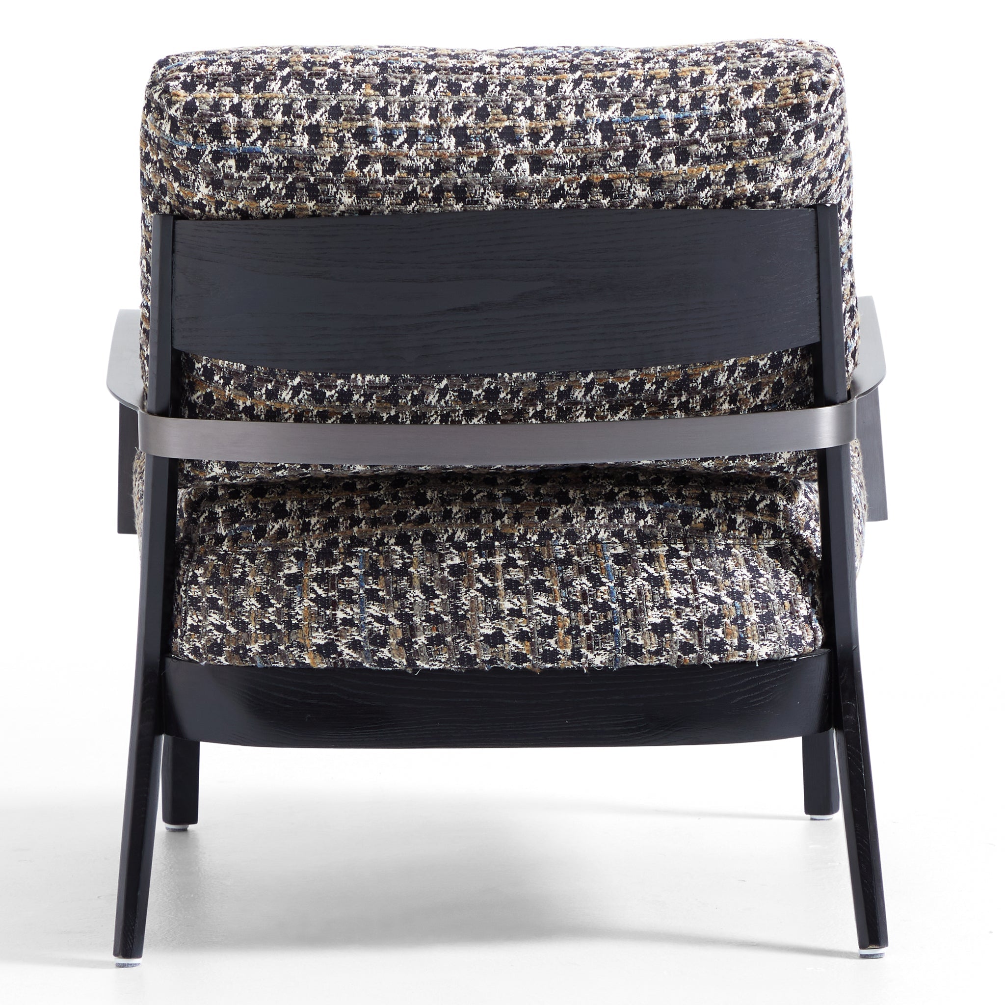 Chaise de loisirs minimaliste en lin et charbon de bois Gary Flax