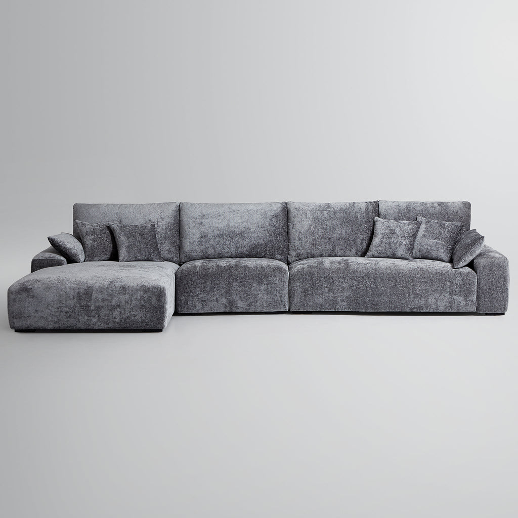 Le canapé d'angle beige Empress