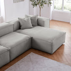 Canapé sectionnel modulaire Freedom gris