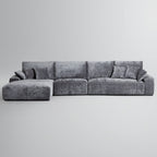 Le canapé d'angle jaune Empress