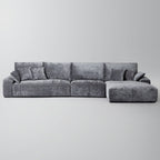 Le canapé d'angle jaune Empress