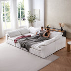 Canapé-lit gris tendre Wabi-Sabi