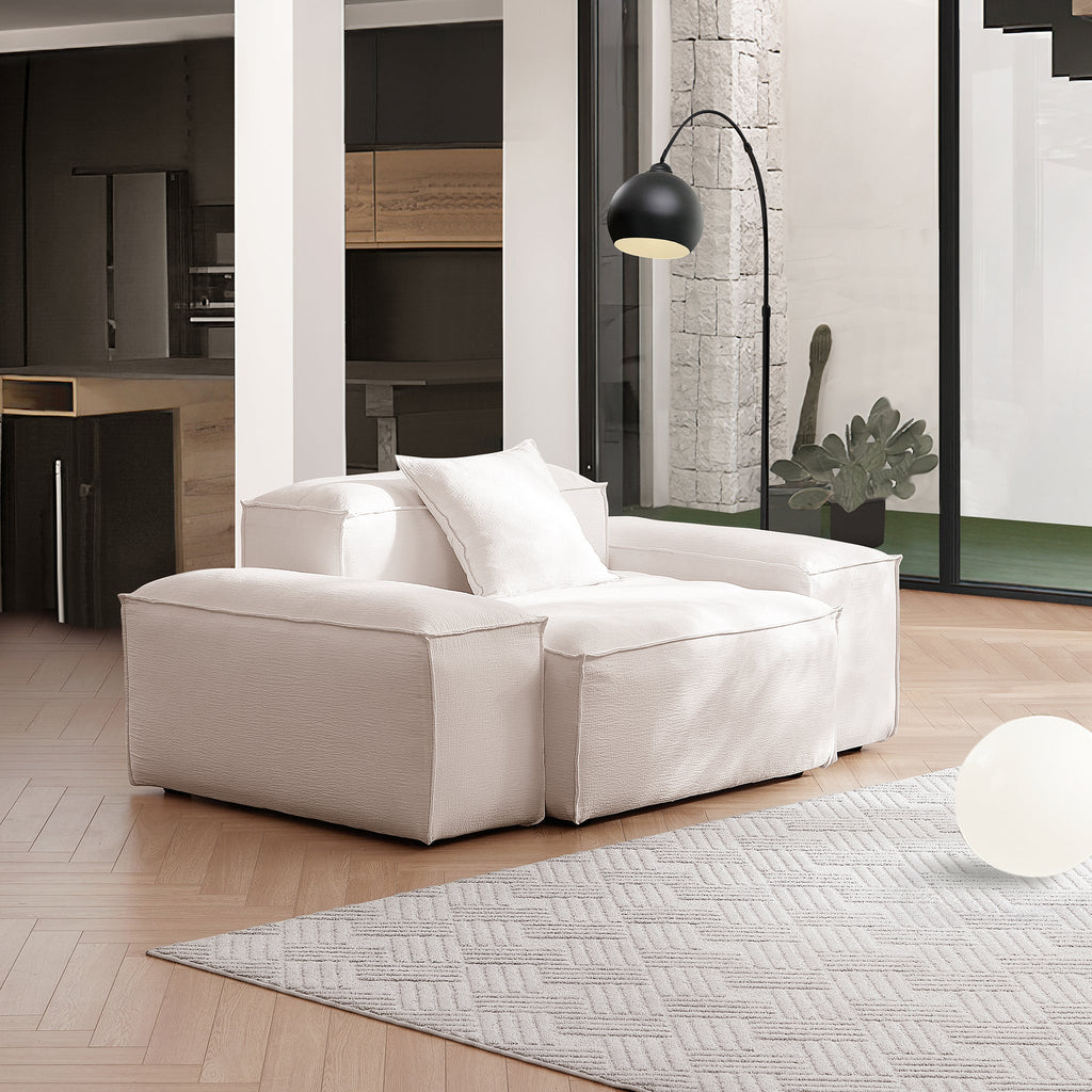 Fauteuil d'appoint modulaire gris Freedom