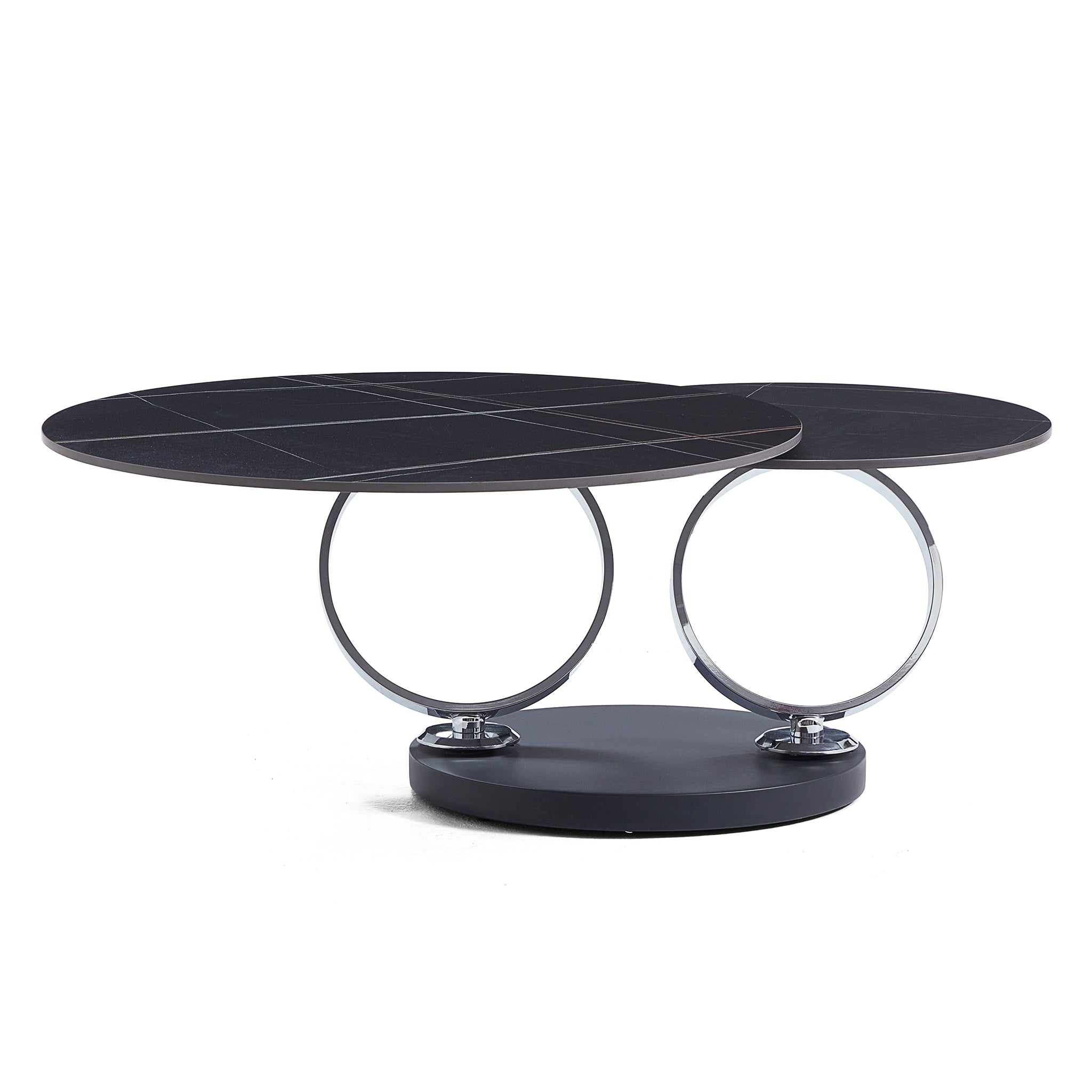 Table basse rotative moderne Satellite