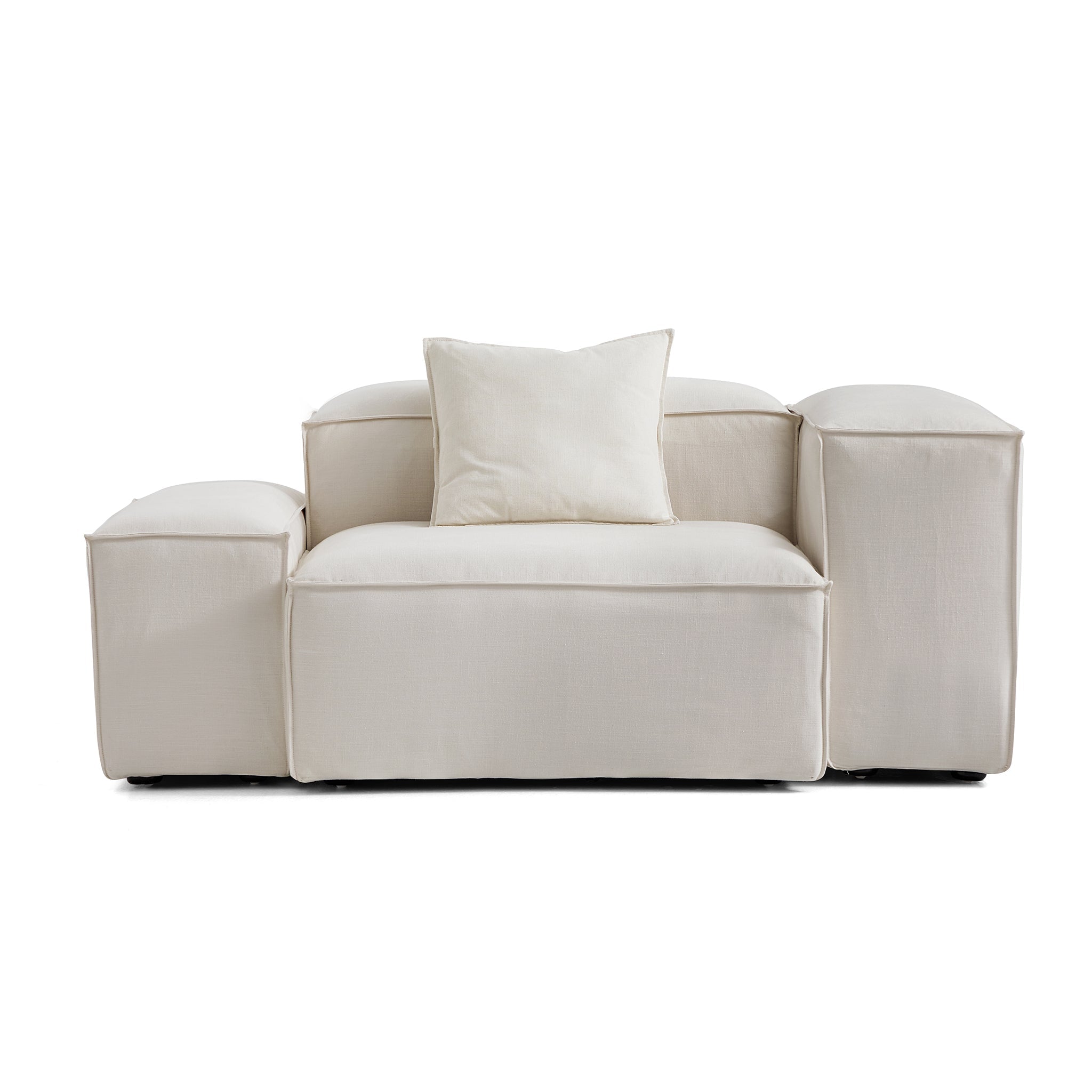 Fauteuil d'appoint modulaire Freedom beige