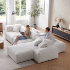 Canapé sectionnel double face Freedom Modular blanc