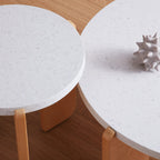 Table basse en terrazzo