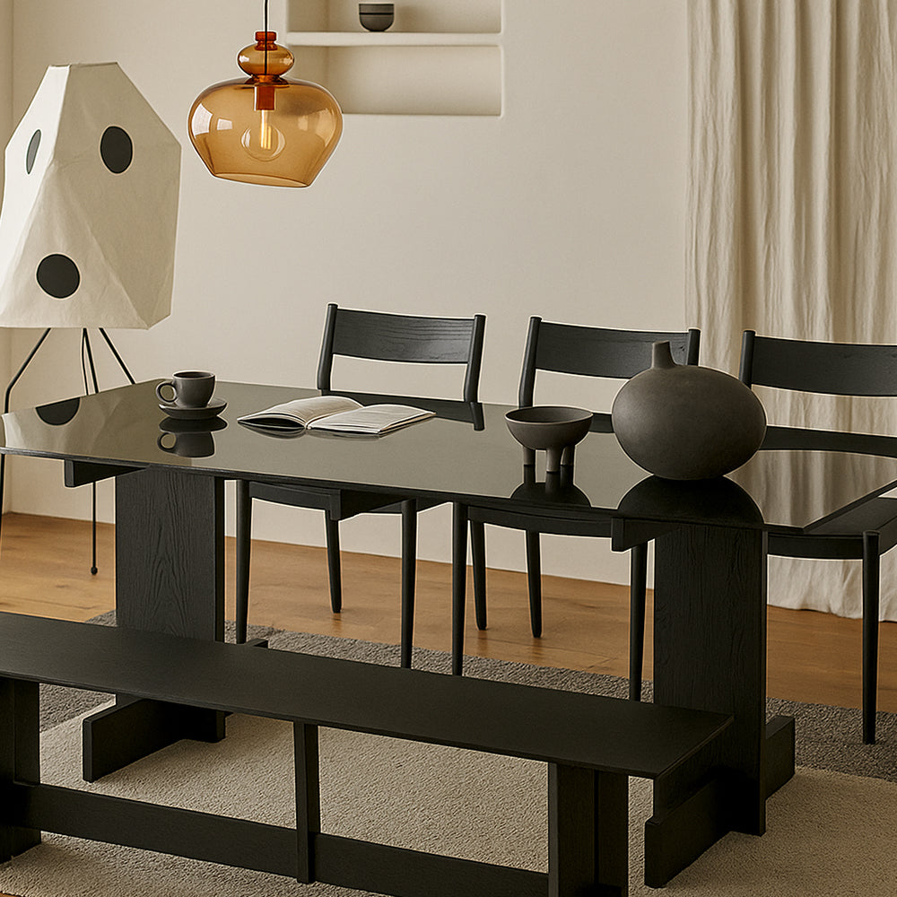 Table à manger rectangulaire Zayle