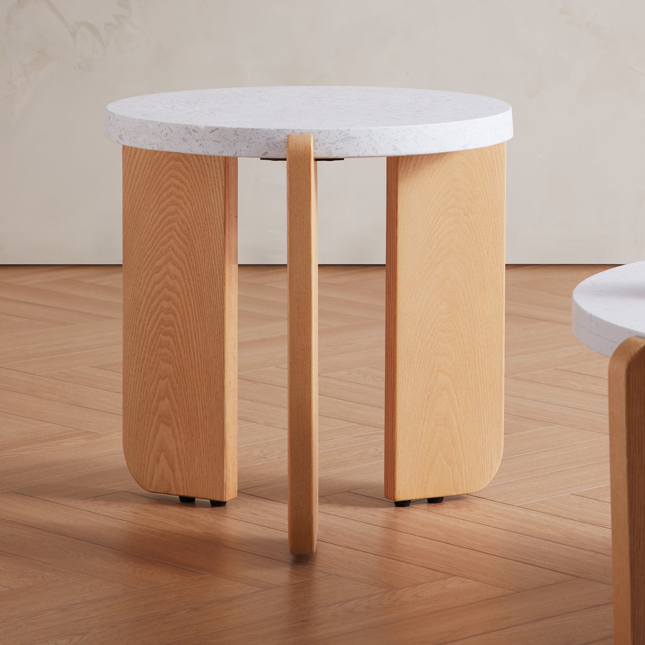 Table basse en terrazzo