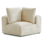 Le canapé d'angle sectionnel jaune Empress