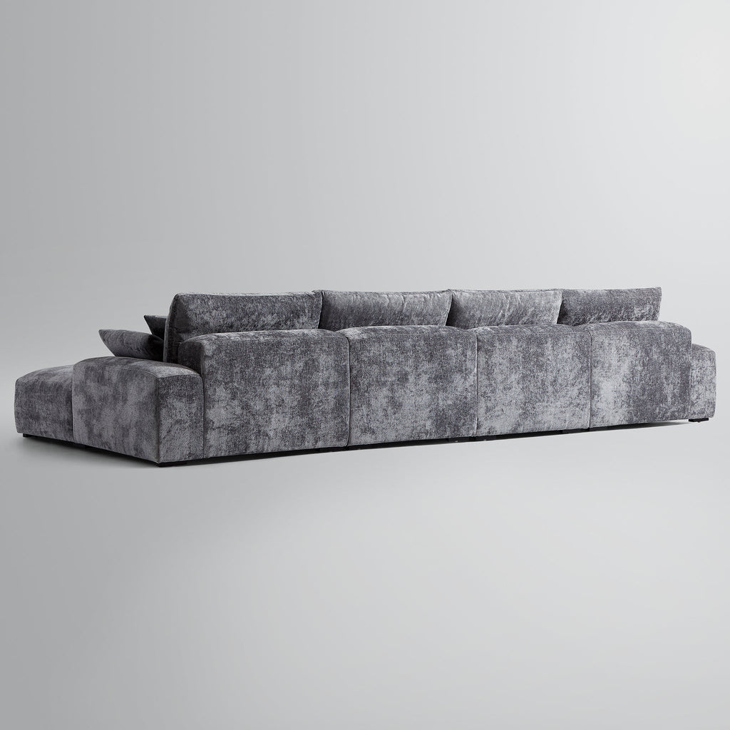 Le canapé sectionnel en U beige Empress