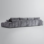 Le canapé sectionnel en U beige Empress