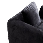 Fauteuil d'appoint en peluche Obsidian