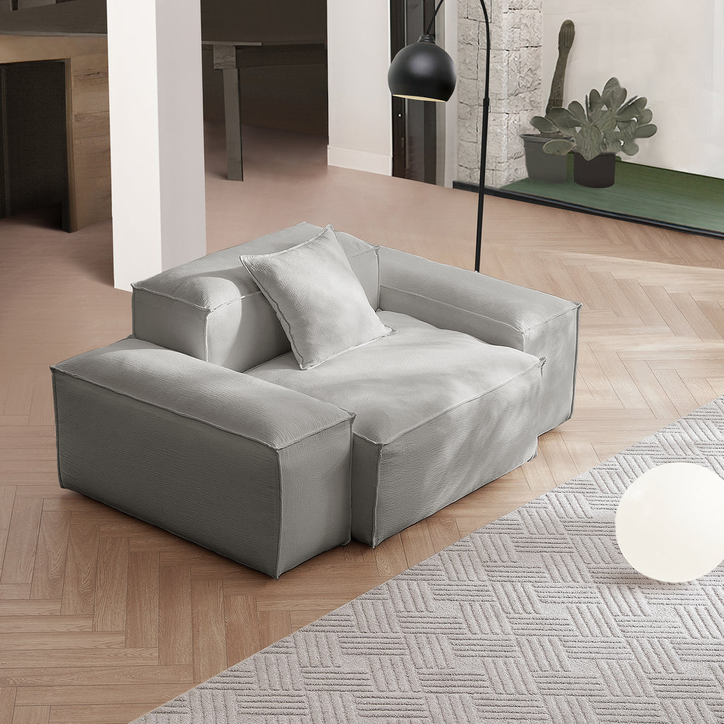 Fauteuil d'appoint modulaire blanc Freedom