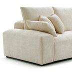 L'ensemble de canapés gris Empress