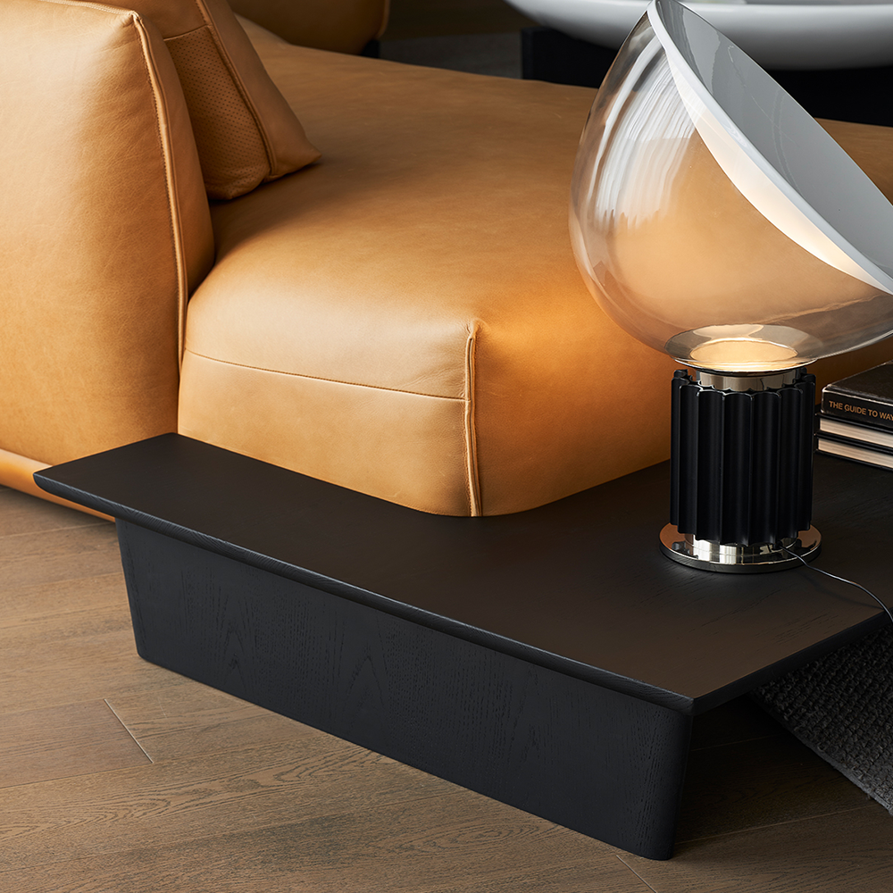 Canapé d'angle en cuir vintage Amber