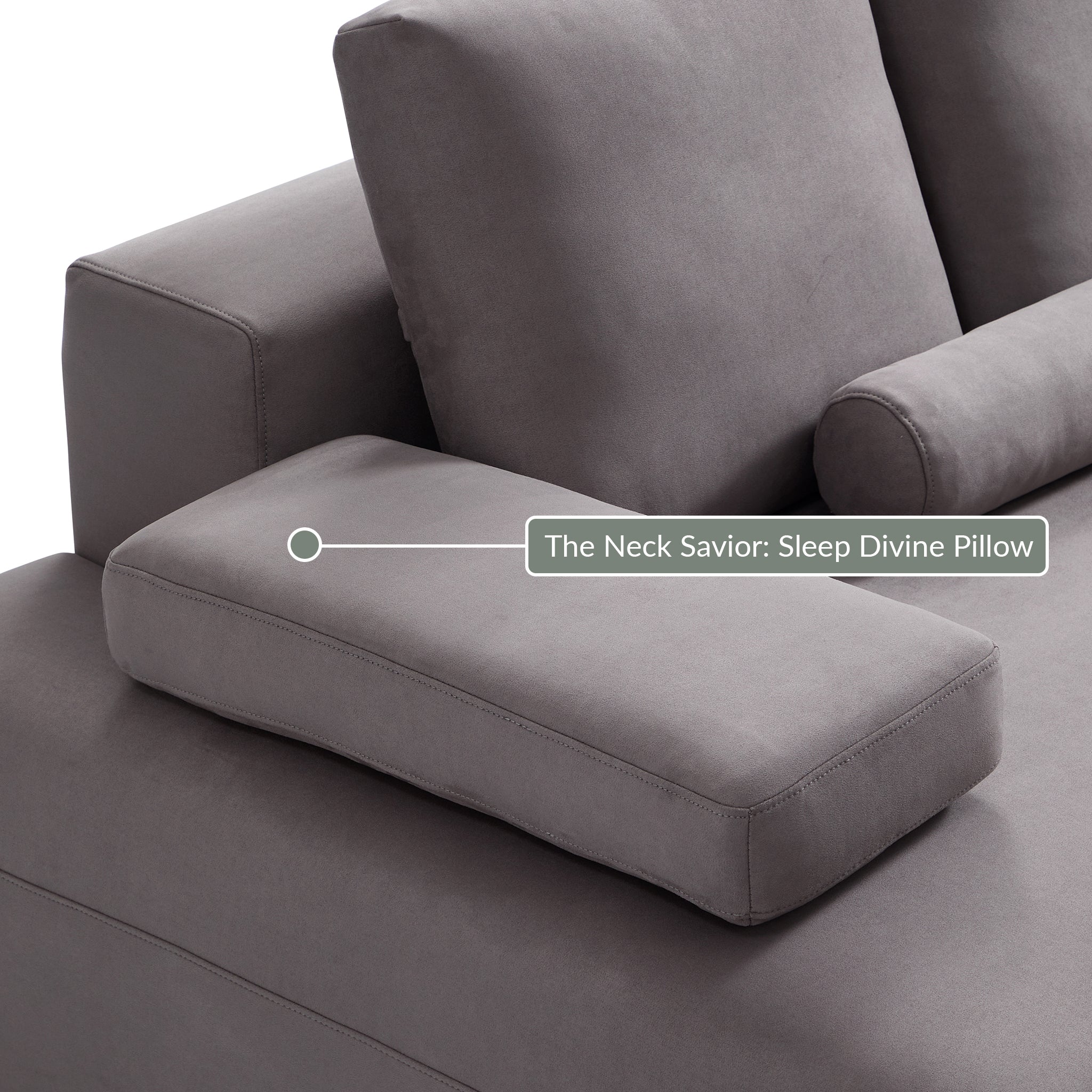 Composition Canapé Wabi-Sabi Gris