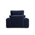 Le fauteuil bleu marine Empress