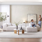 Canapé sectionnel modulaire blanc Freedom