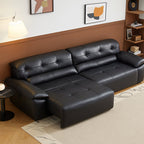 Canapé-lit en cuir Ridhay