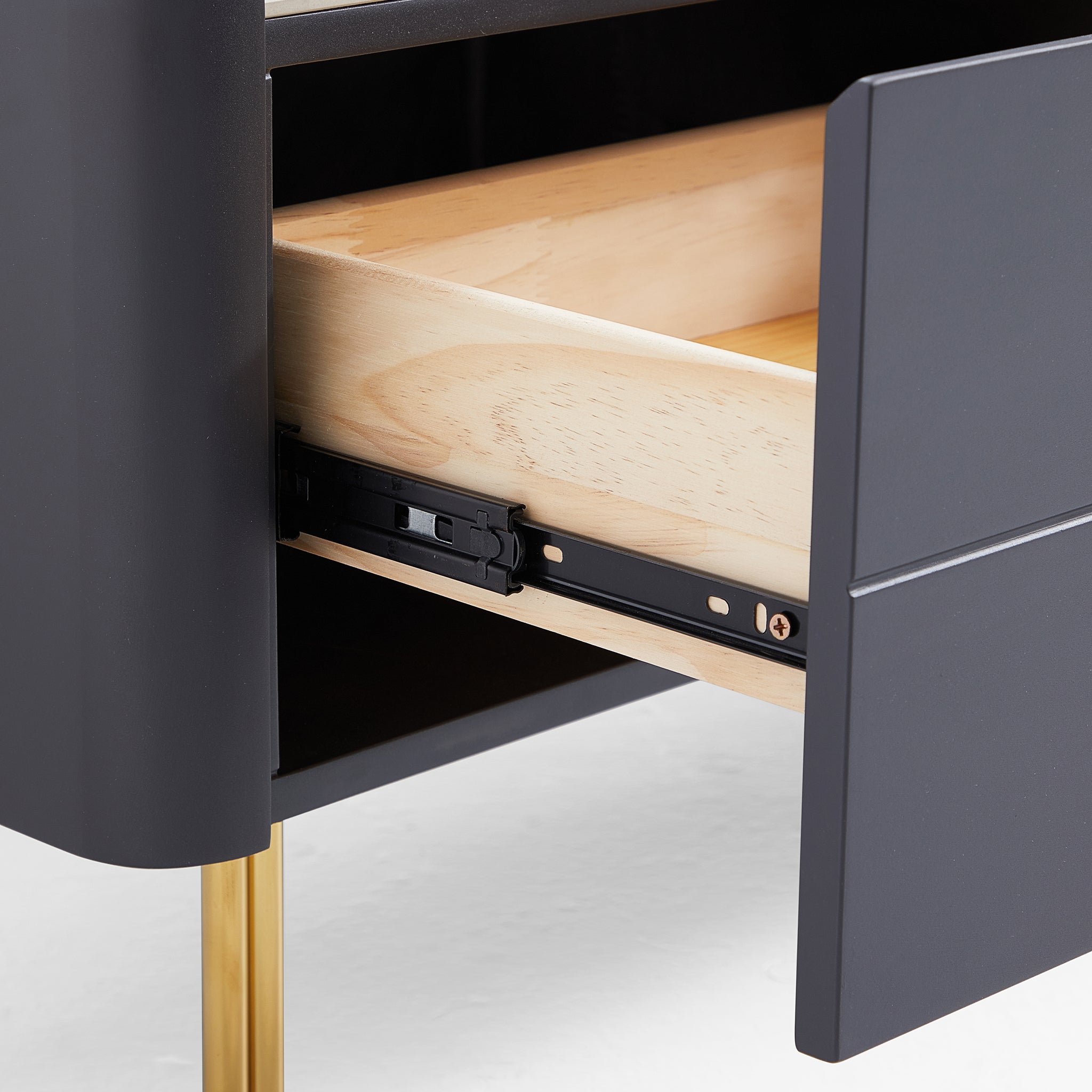 Meuble TV Noble Doré