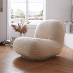 Fauteuil d'appoint gris Puff