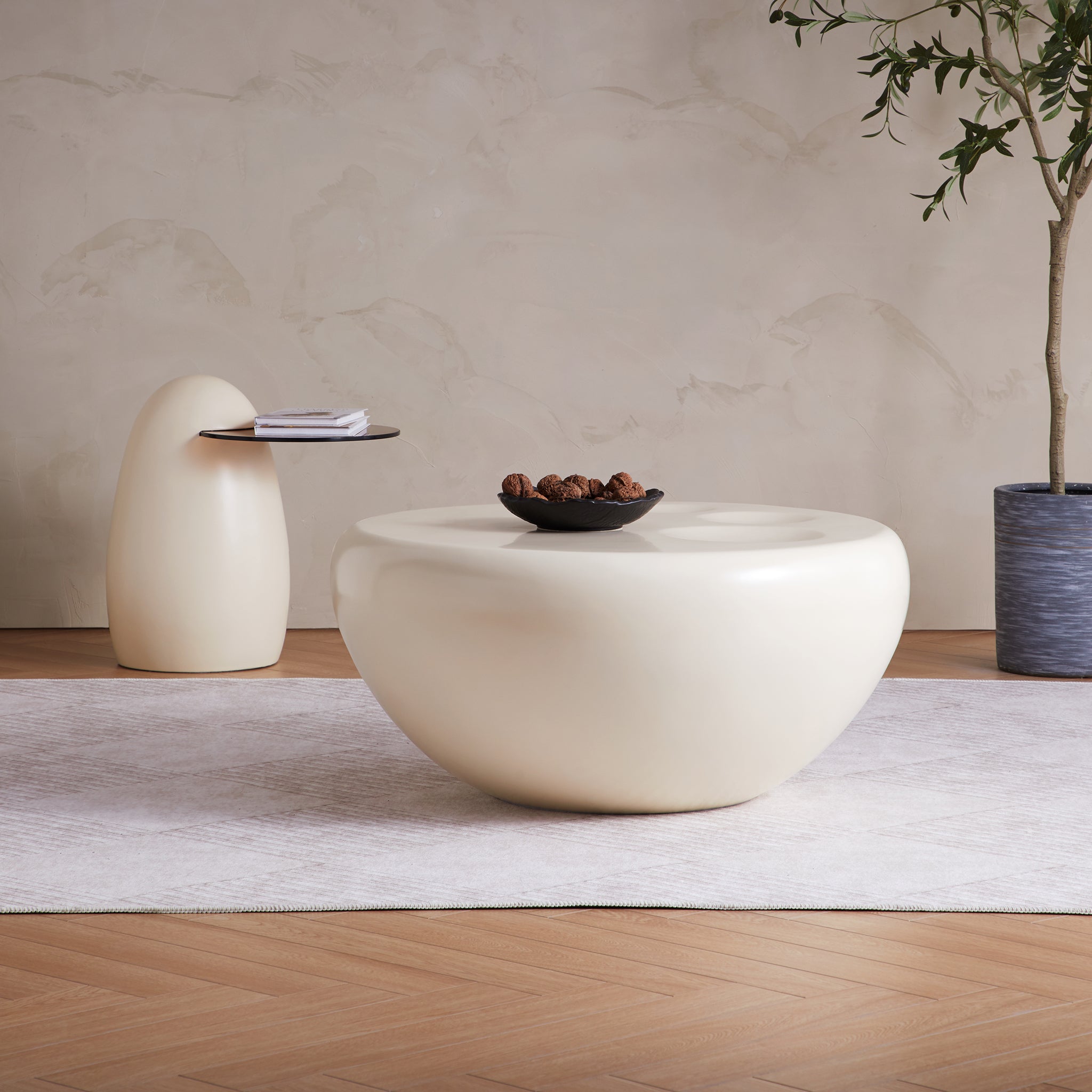 Table basse patte de chat