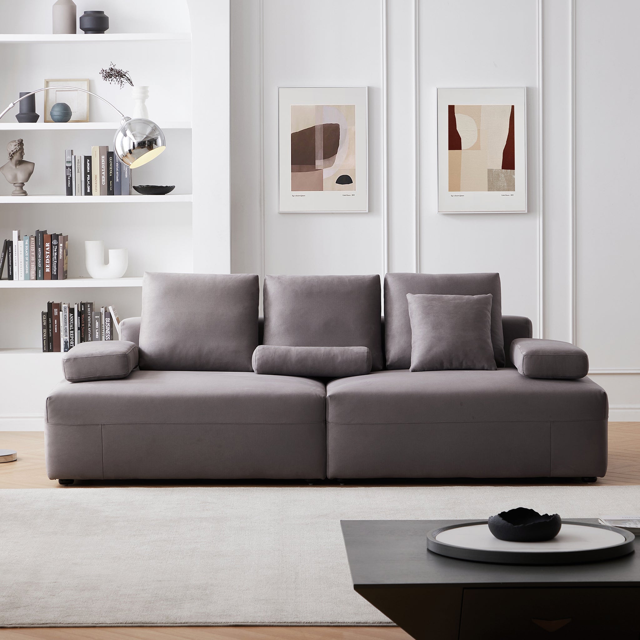 Composition Canapé Wabi-Sabi Gris