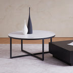 Ensemble de tables basses rondes et carrées Clarence