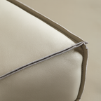 Canapé Kendall en cuir pleine fleur italien