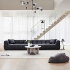 Canapé Boba en cuir noir