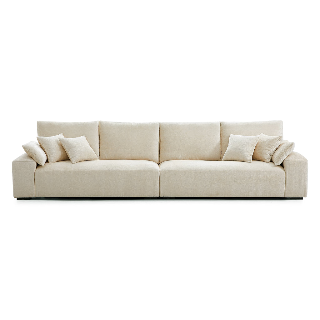 L'ensemble de canapés jaunes Empress