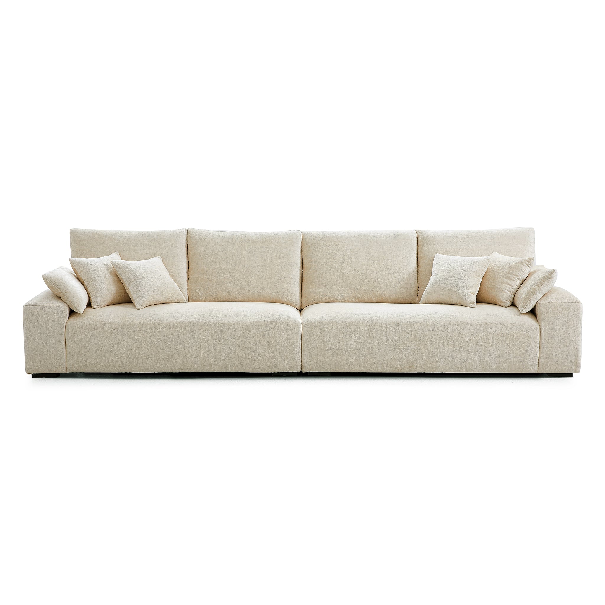 L'ensemble de canapés jaunes Empress