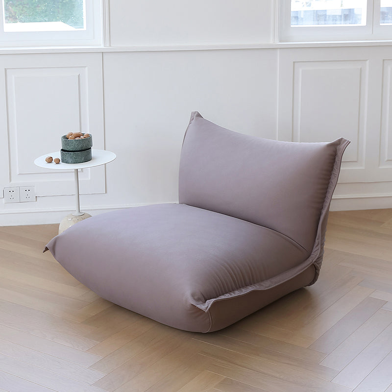 Fauteuil poire et chaise longue minimaliste Teddy sans accoudoirs