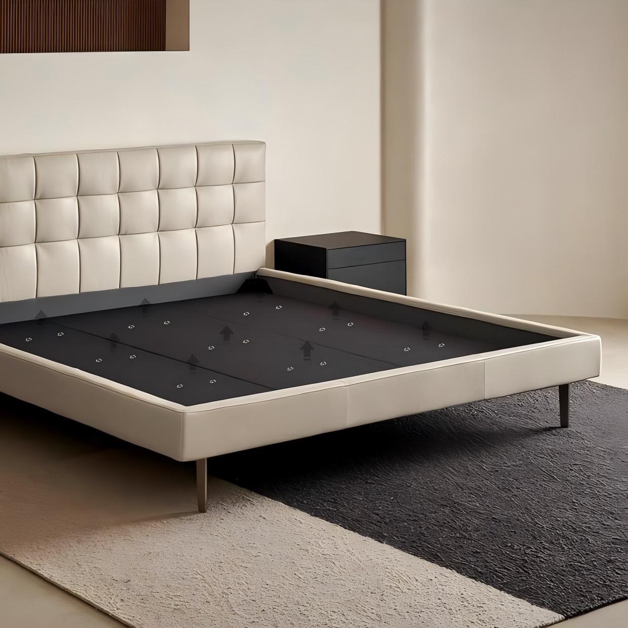 Lit en cuir Mocha Slice