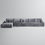 Le canapé d'angle beige Empress