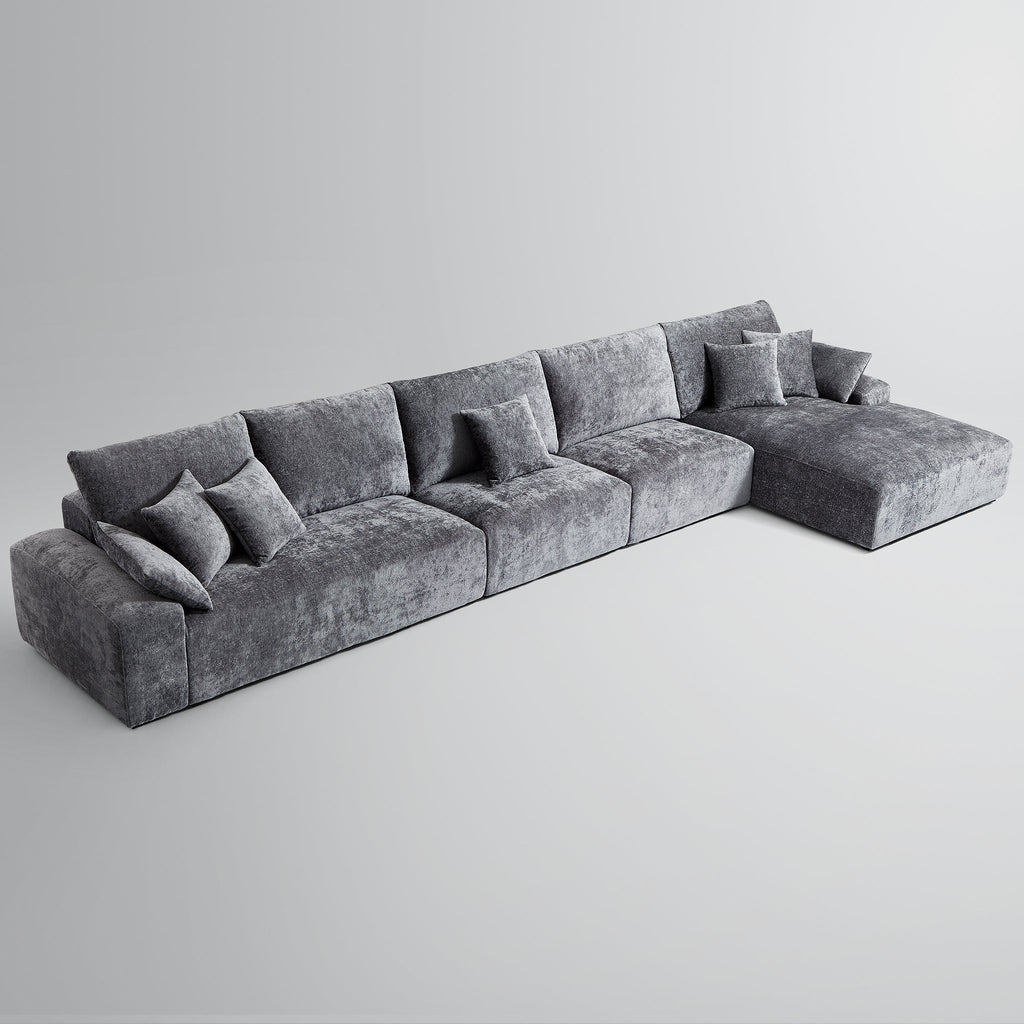 Le canapé d'angle beige Empress