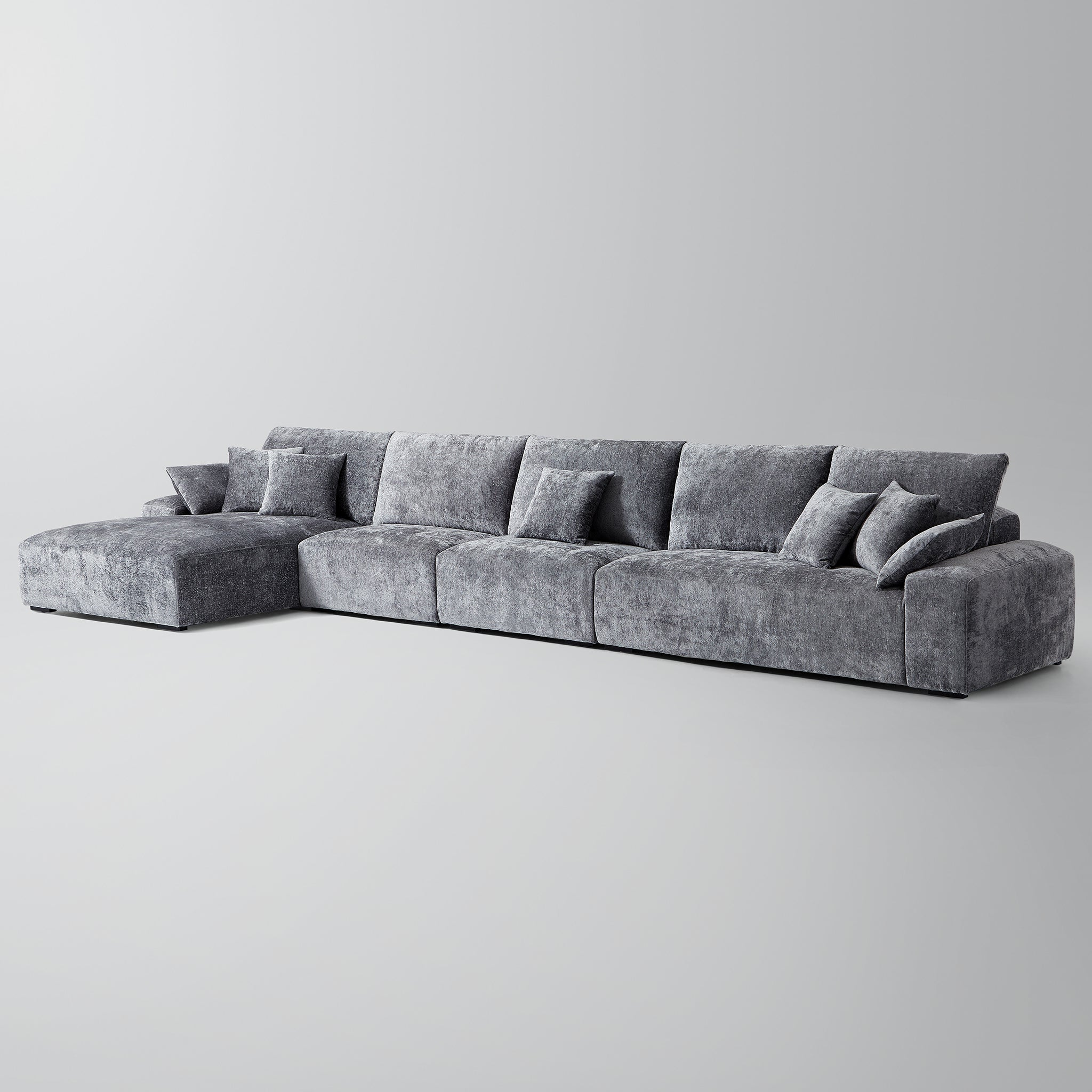 Le canapé d'angle beige Empress