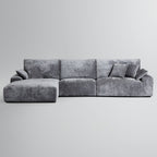 Le canapé d'angle beige Empress